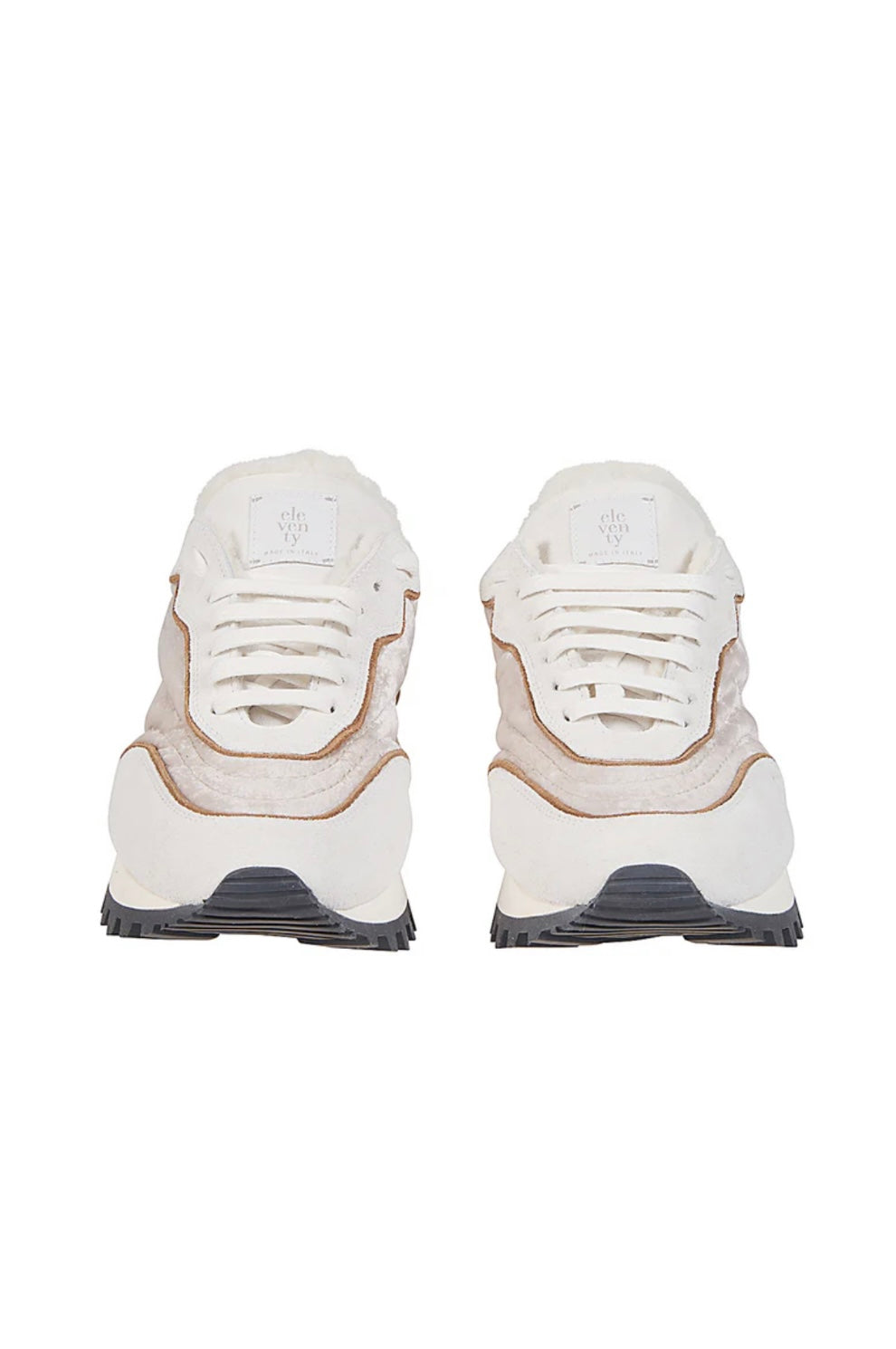 Sneakers in pelle e montone donna Eleventy