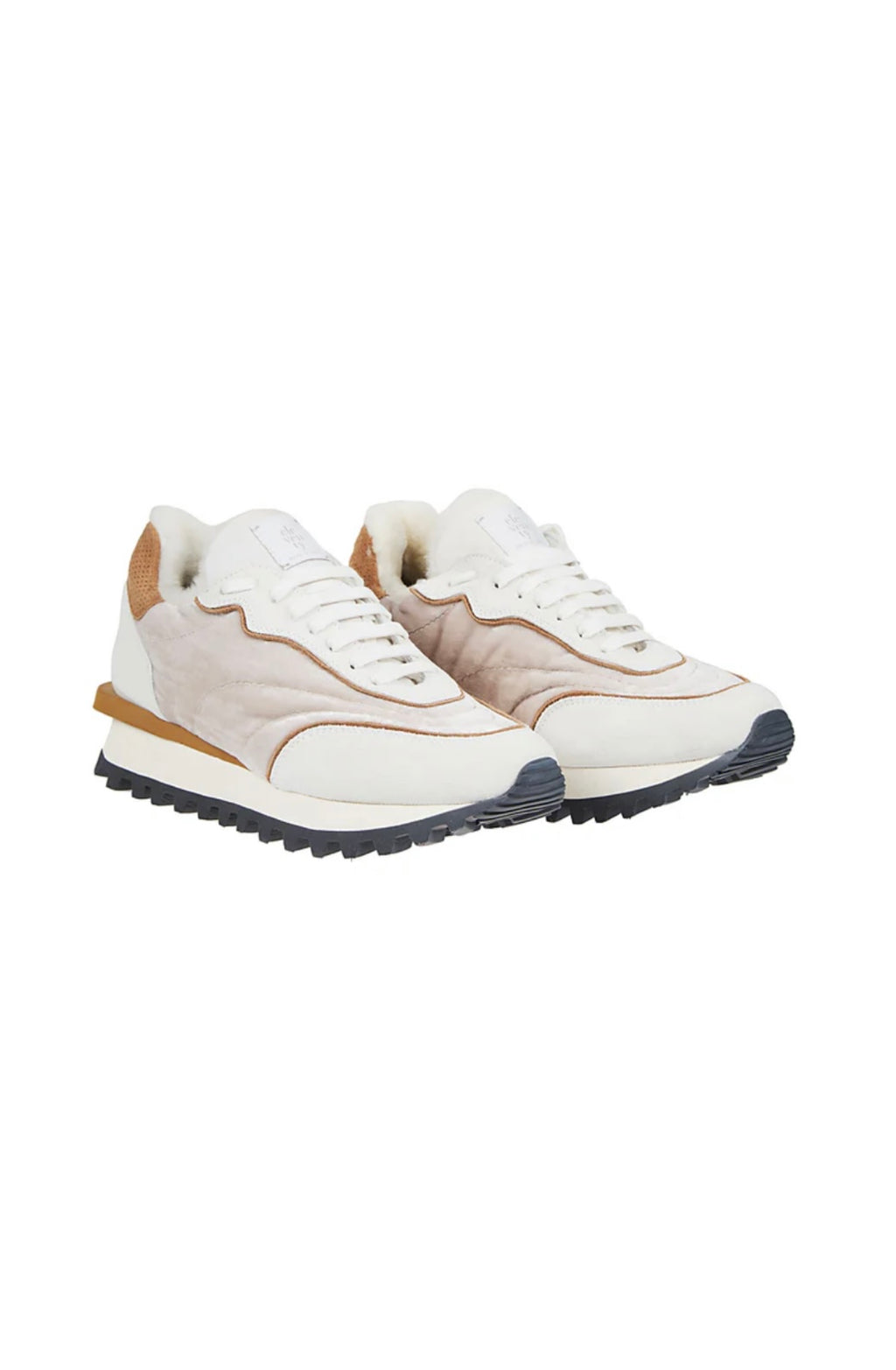 Sneakers in pelle e montone donna Eleventy