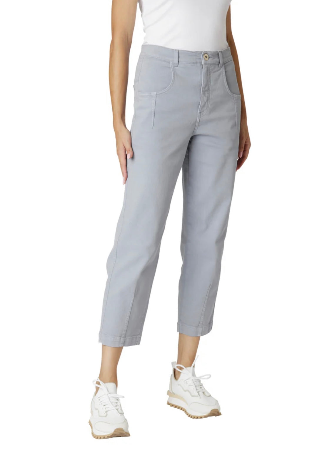 Pantalone cotone stretch donna Eleventy