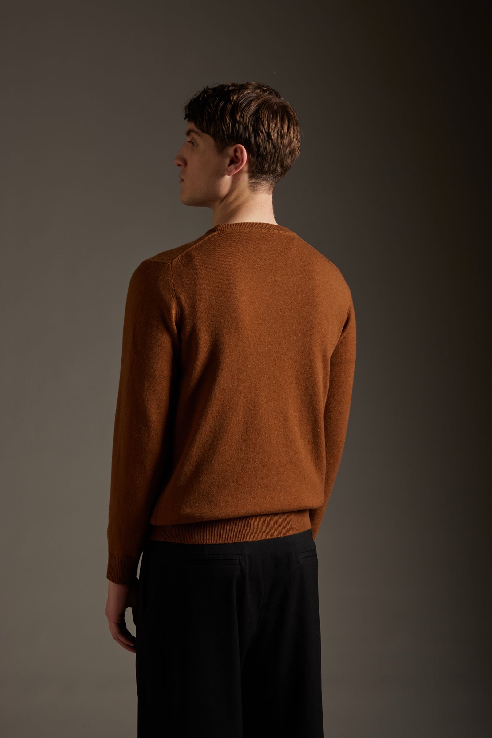 Maglia Girocollo in Lana e Cashmere uomo Kangra